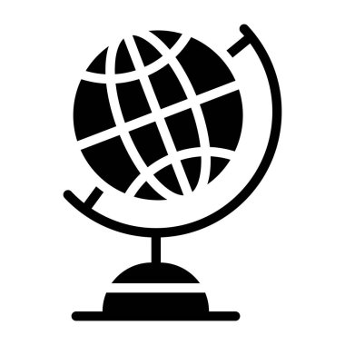 Tablo küresinin simgesi, kabartma tasarımı