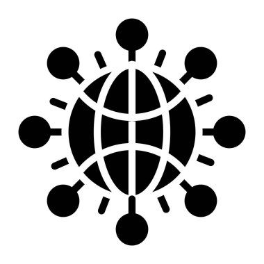       Küresel bağlantılar simgesi, sağlam tasarım