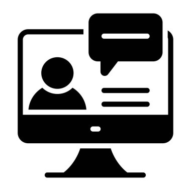          Glyph tasarımı, görüntülü sohbet simgesi