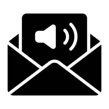         Sesli posta simgesi, sağlam tasarım