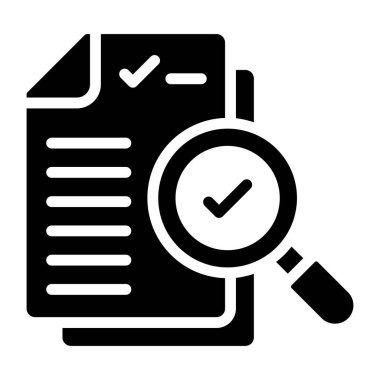     Arama belgelerinin simgesi, sağlam tasarım