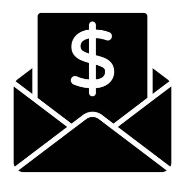        Kabartma tasarımı, finansal posta simgesi