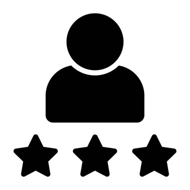      Düzenlenebilir tasarımda müşteri derecelendirme simgesi