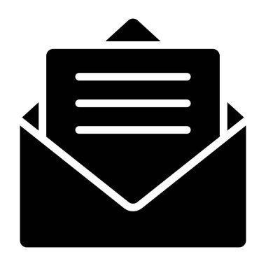 Zarfın içindeki harf, e- posta simgesi