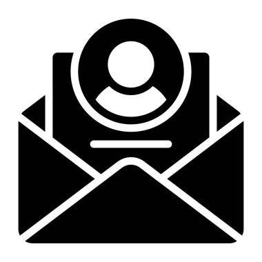 CV zarf simgesinin düzenlenebilir katı tasarımı