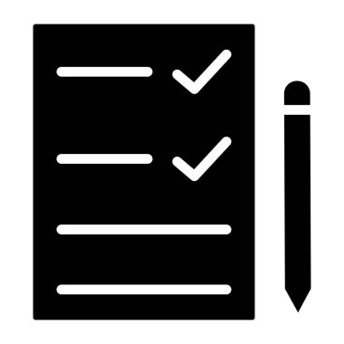 Kontrol listesi simgesi, sağlam tasarım