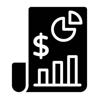 Finansal analizlerin düzenlenebilir katı kabartma tasarımı 