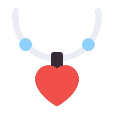        Düz dizayn edilmiş güzel bir kalp kolyesi. 