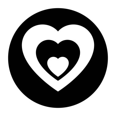      Sembolik bir kalp ikonu. 