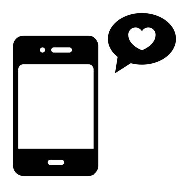      Mobil aşk sohbetinin sağlam bir simgesi 