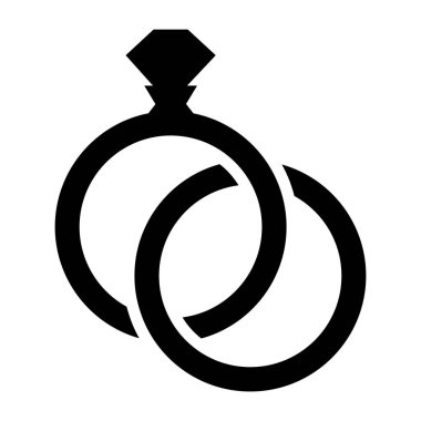        Güzel bir tasarım alyans ikonu, düzenlenebilir vektör 