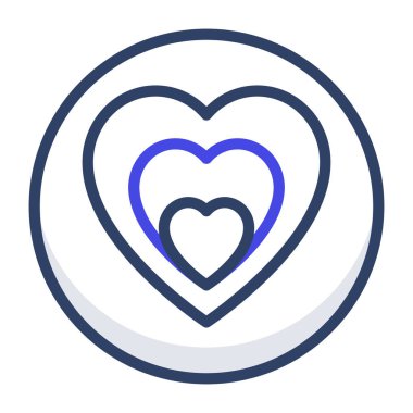      Taslak biçiminde sevimli bir kalp ikonu 