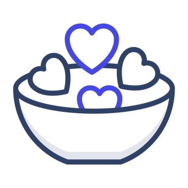      Kupalar kasenin içinde, sevgililer günü yemeğinin ana hatları. 