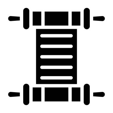 Parşömen kağıdının eşsiz tasarım vektörü