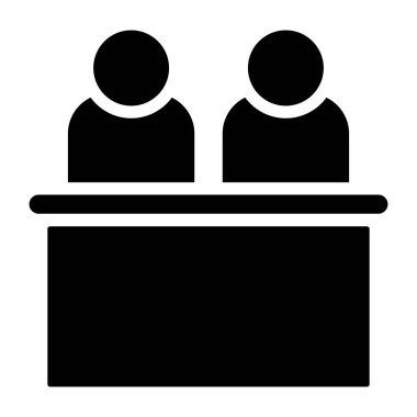 Yürütme jürisi takımının vektör tasarımı