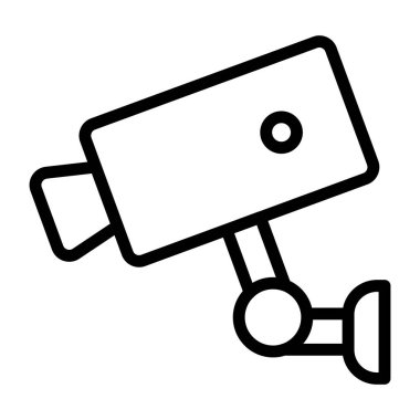 CCTV güvenlik kamerasının bir simge tasarımı