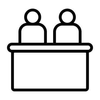 Yürütme jürisi takımının vektör tasarımı