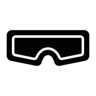 Gözlüklerin modaya uygun bir vektör tasarımı