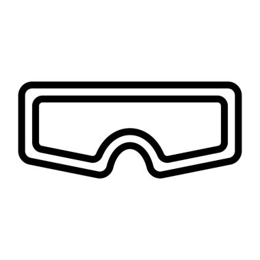 Gözlüklerin modaya uygun bir vektör tasarımı