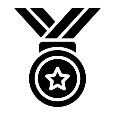 Yıldız madalyasının yaratıcı tasarım vektörü