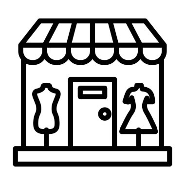 Manken dükkanı mimarisinin eşsiz bir tasarım vektörü