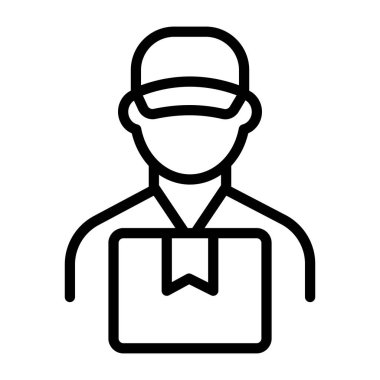 Paketli Avatar, kurye çocuk simgesi