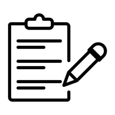 Eşsiz bir tasarım vektör gündem listesi simgesi