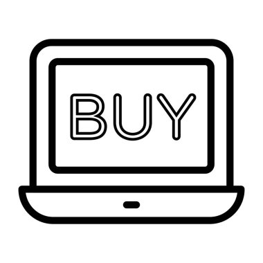 Çevrimiçi simge, düzenlenebilir vektör al