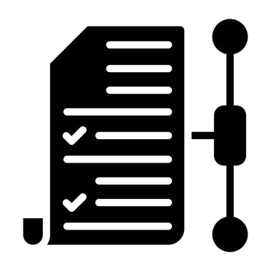 Dosya ağının modaya uygun vektör tasarımı