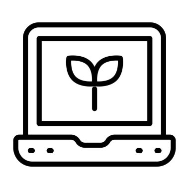 Çevrimiçi iznin simge tasarımı