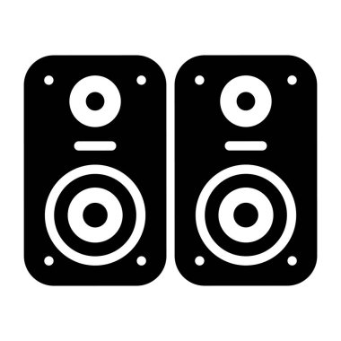 Müzik hoparlörlerinin yaratıcı tasarım vektörü