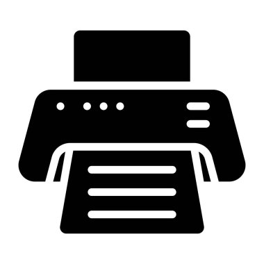 Yazıcının modaya uygun vektör tasarımı