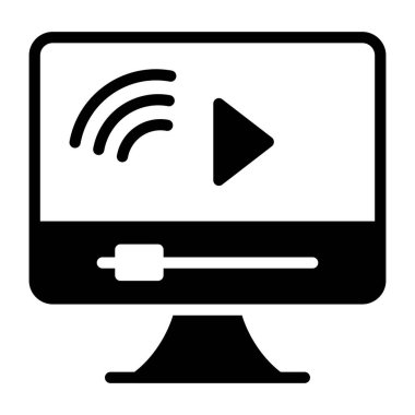 Çevrimiçi videonun modern biçim vektörü