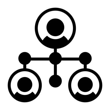 Takım liderinin eşsiz bir vektör tasarımı