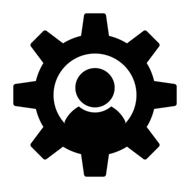 Çalışan yönetiminin eşsiz bir tasarım vektörü