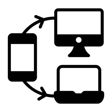 Ian ağının modaya uygun bir vektör tasarımı