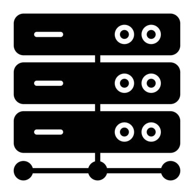 Ağ sunucusunun mükemmel tasarım vektörü