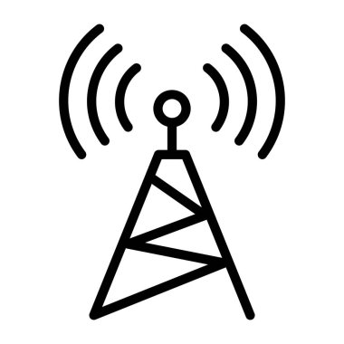 Wi-Fi kulesinin eşsiz tasarım vektörü