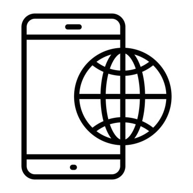 Mobil tarayıcının yaratıcı tasarım vektörü