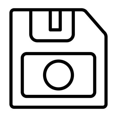 Disketin mükemmel tasarım vektörü