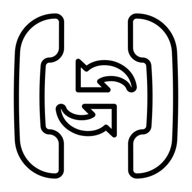 Oklu alıcılar, çağrı saptırma simgesi