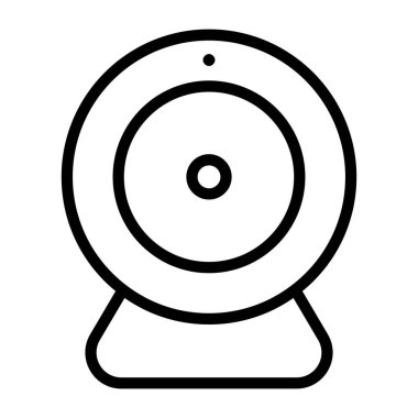 Web kamerasının doğrusal tasarım vektörü