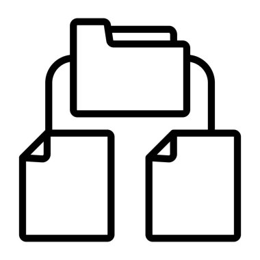 Belge ağının modern biçim simgesi