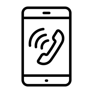 Mobil çağrının simge tasarımı