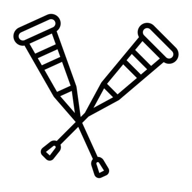 Koltuk değneklerinin mükemmel tasarım simgesi