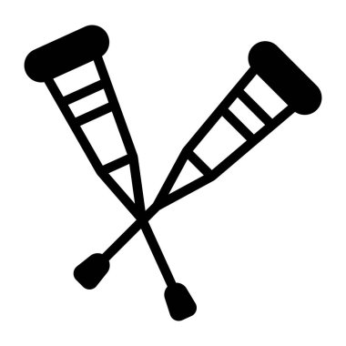 Koltuk değneklerinin mükemmel tasarım simgesi