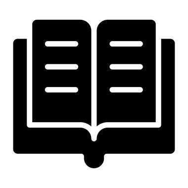 Kitap simgesinin yaratıcı tasarım vektörü