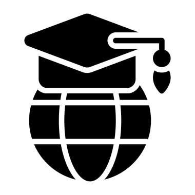 Havan topu olan dünya, küresel eğitimin simgesi