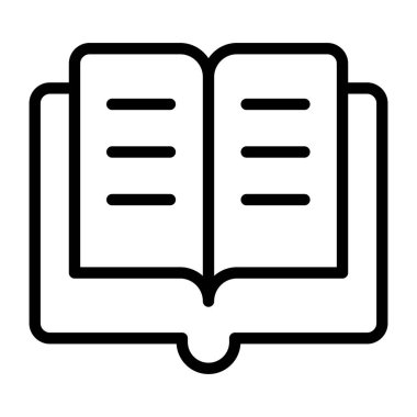 Kitap simgesinin yaratıcı tasarım vektörü