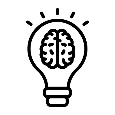 Beyin fikrinin son moda vektör tasarımı